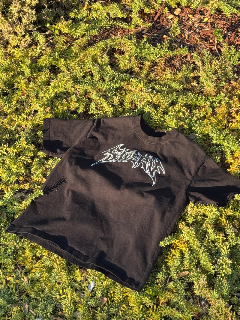 Swerv Flame Script Tee